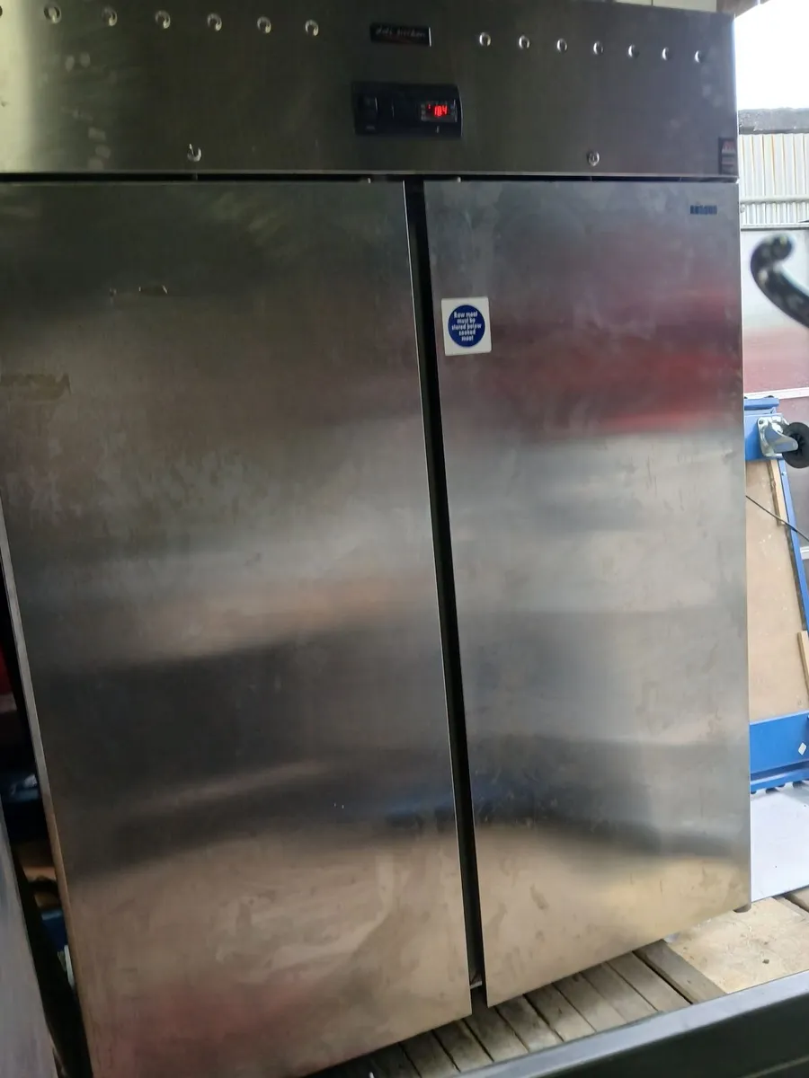 Stainless steel  double fridge chilled unit... - Image 1