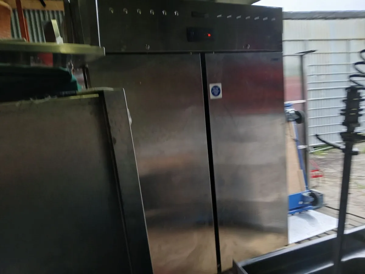 Stainless steel  double fridge chilled unit... - Image 2