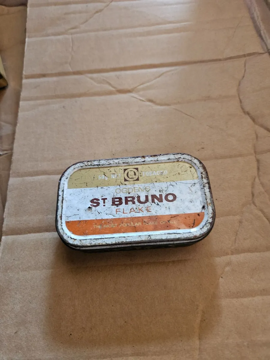 Vintage St Bruno Tobacco Tin - Image 1