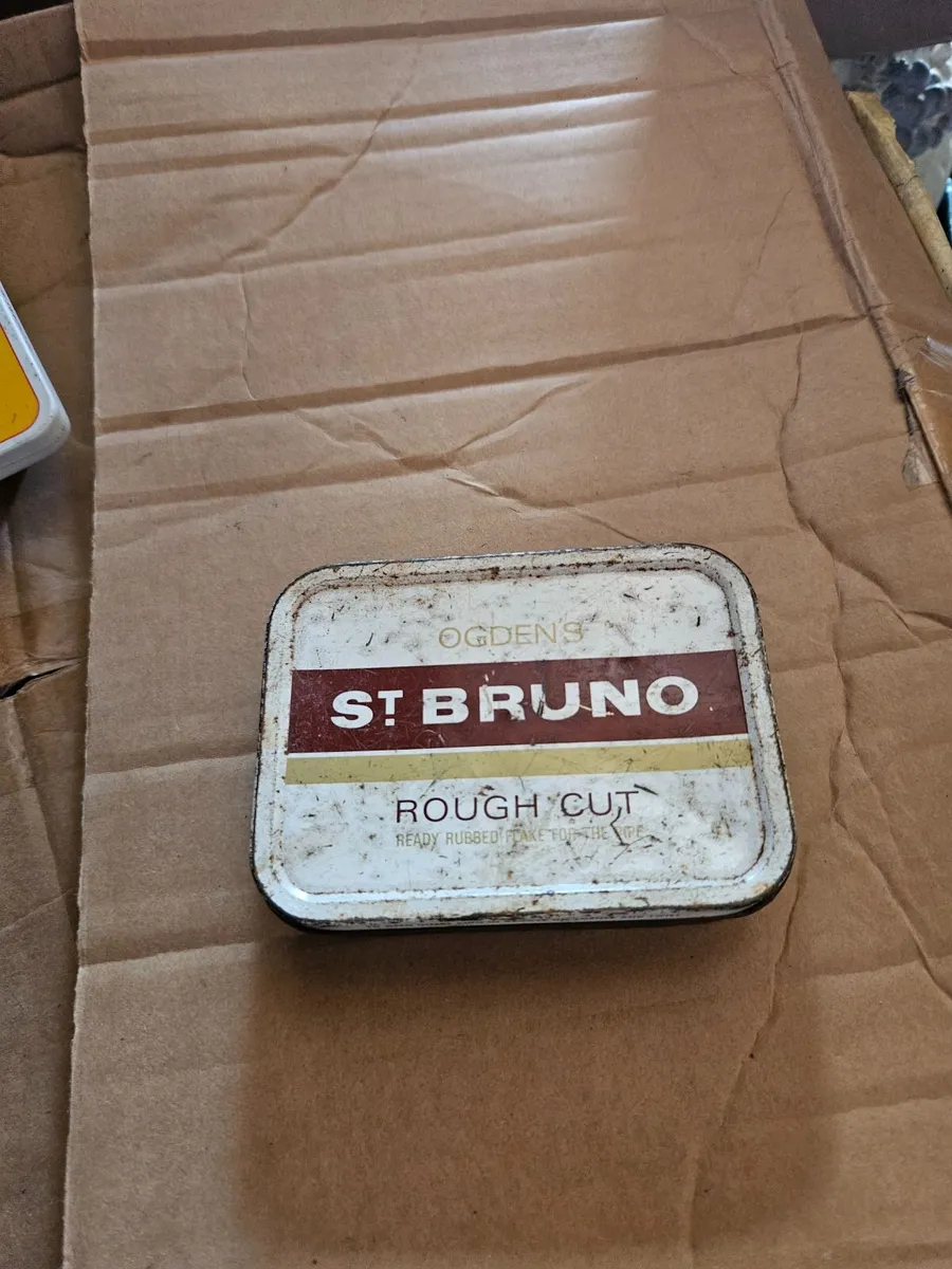 Vintage St Bruno Tobacco Tin - Image 1