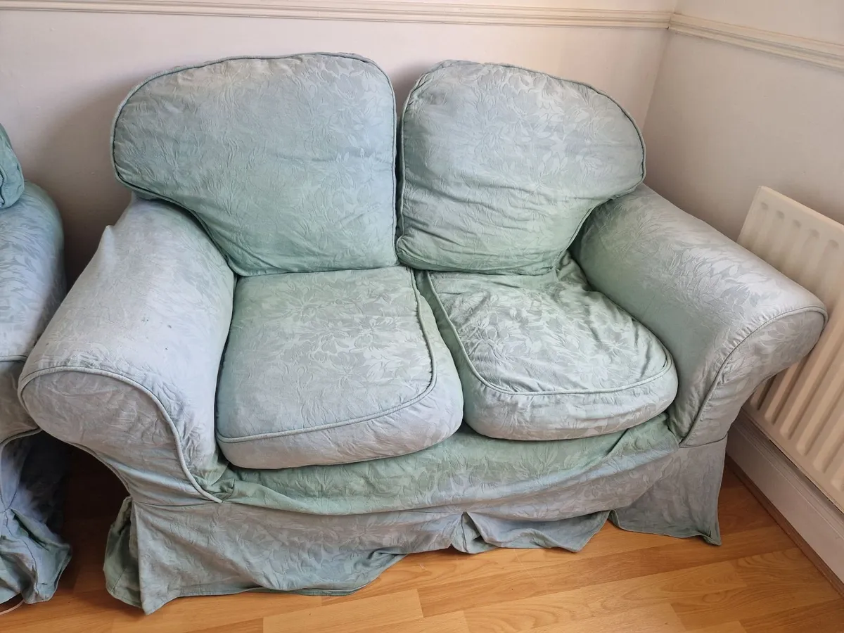 2-seater Sofa, Armchair, and foot-stool - Image 3