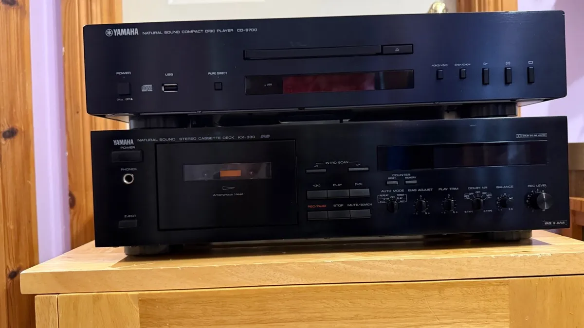 Cd player and deck Yamaha - Image 1