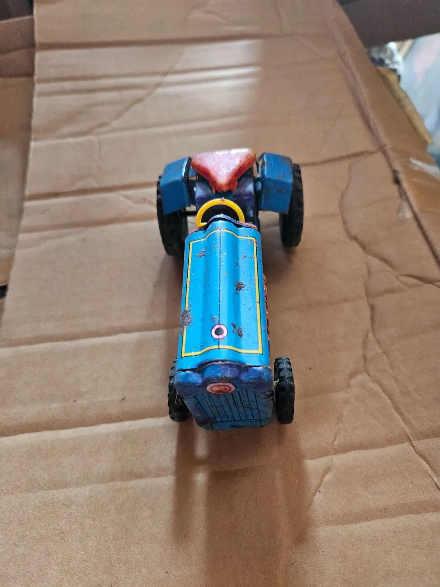 Vintage Tinplate Tractor - Image 3