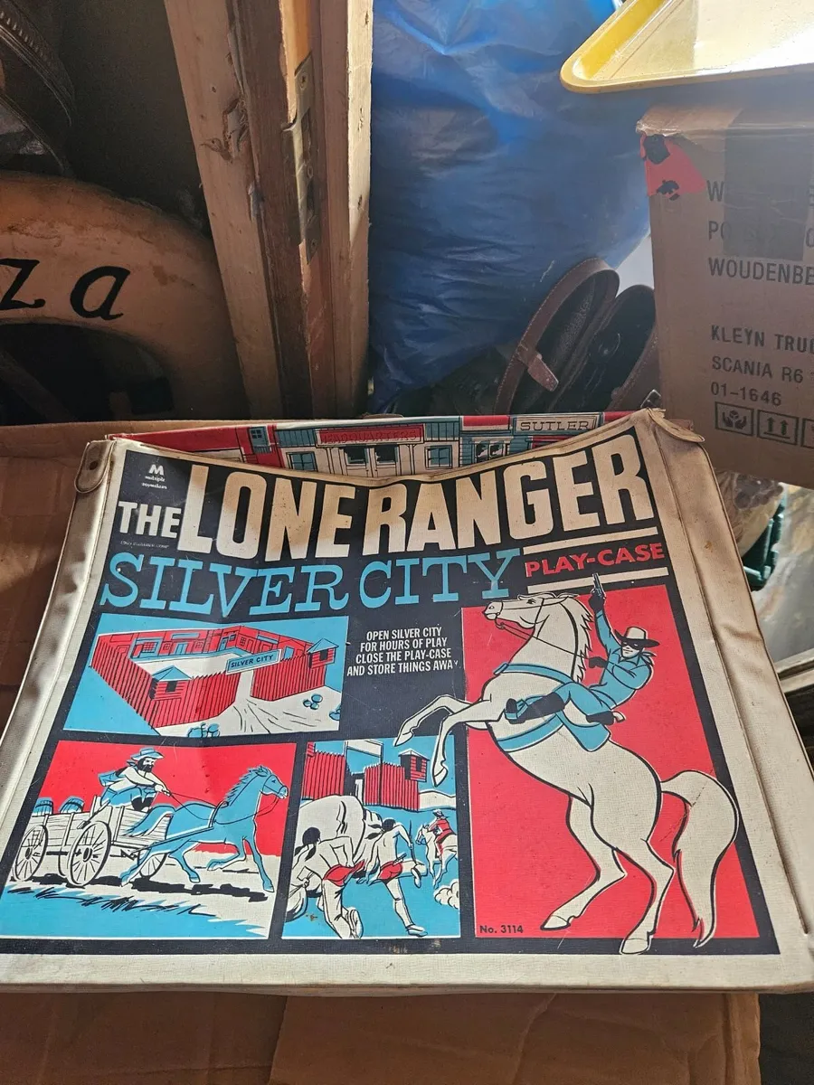 Vintage Lone Ranger Silver City Playset 1970's - Image 3