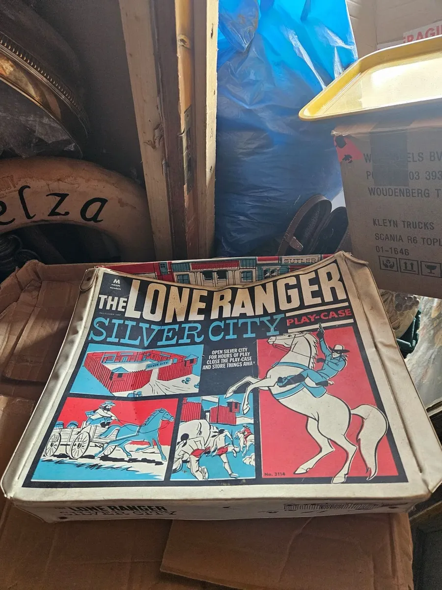 Vintage Lone Ranger Silver City Playset 1970's - Image 1