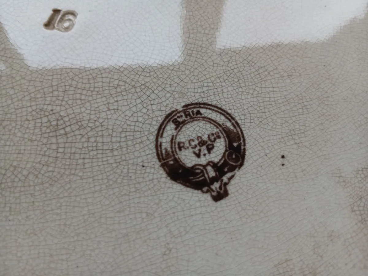 Antique Plate  - Verreville - Image 2