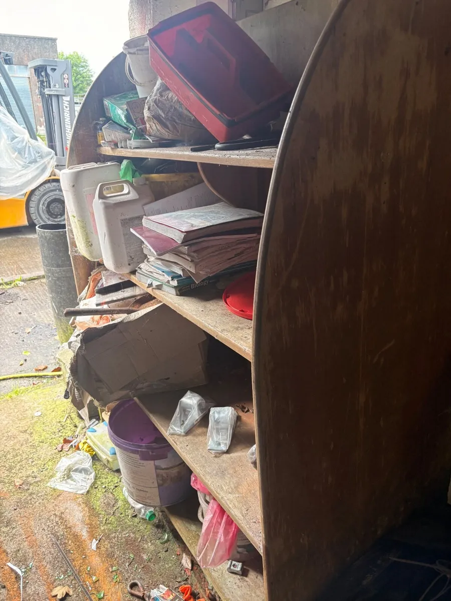 Timber shelf unit