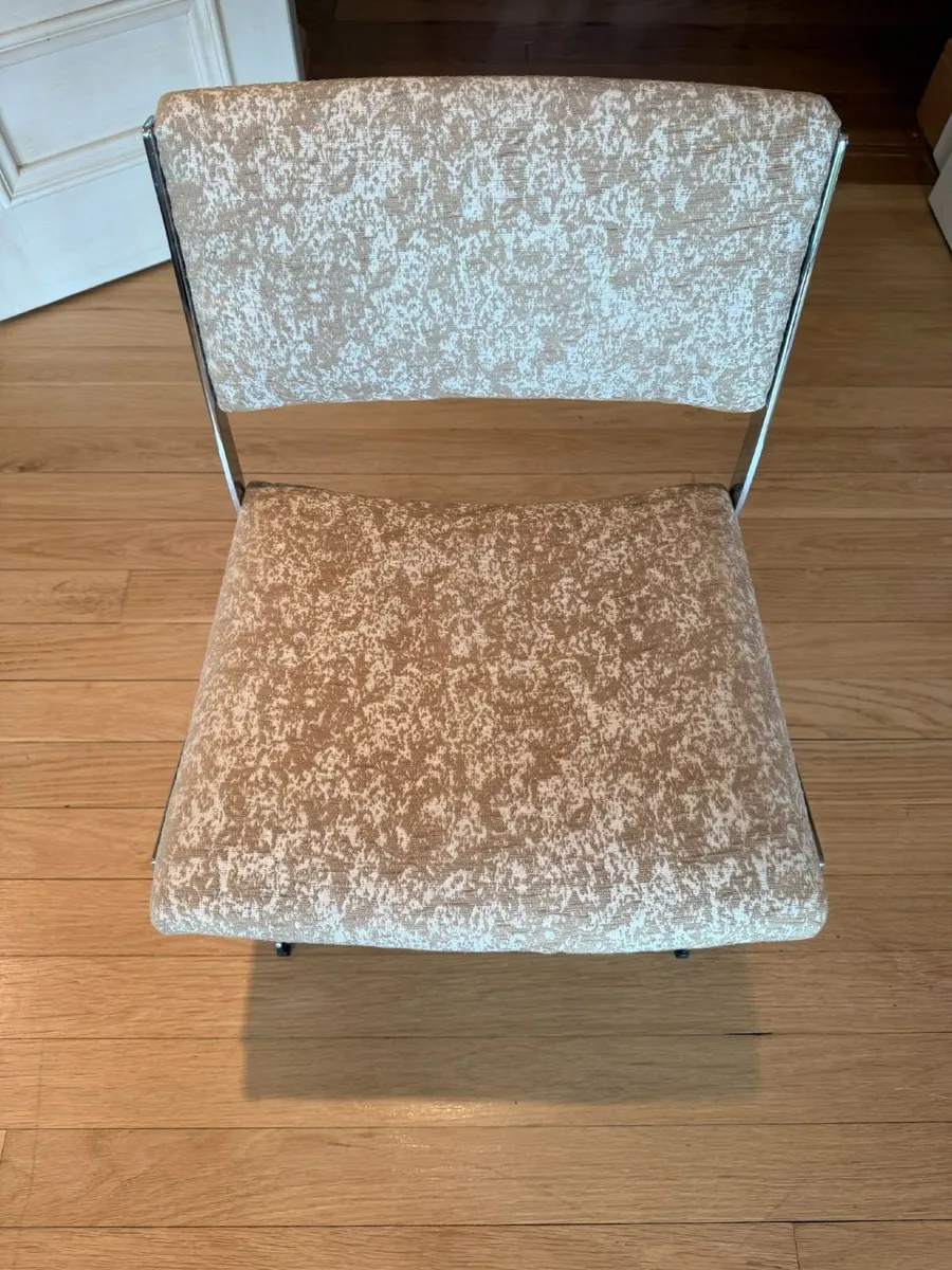 Smoked Glass Dining Table 6 Chairs and Side Table - Image 3