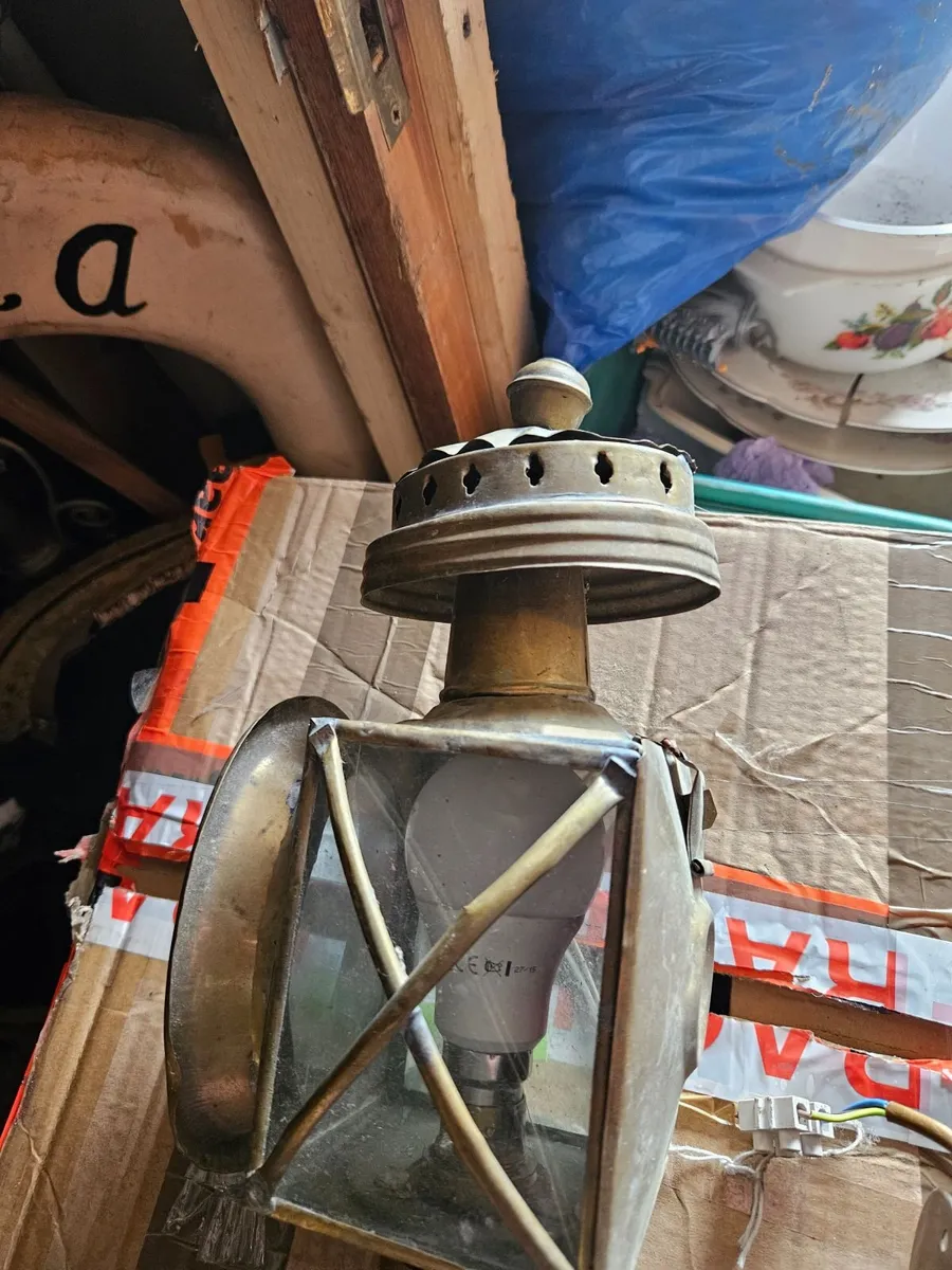 Vintage Brass Lamp - Image 2