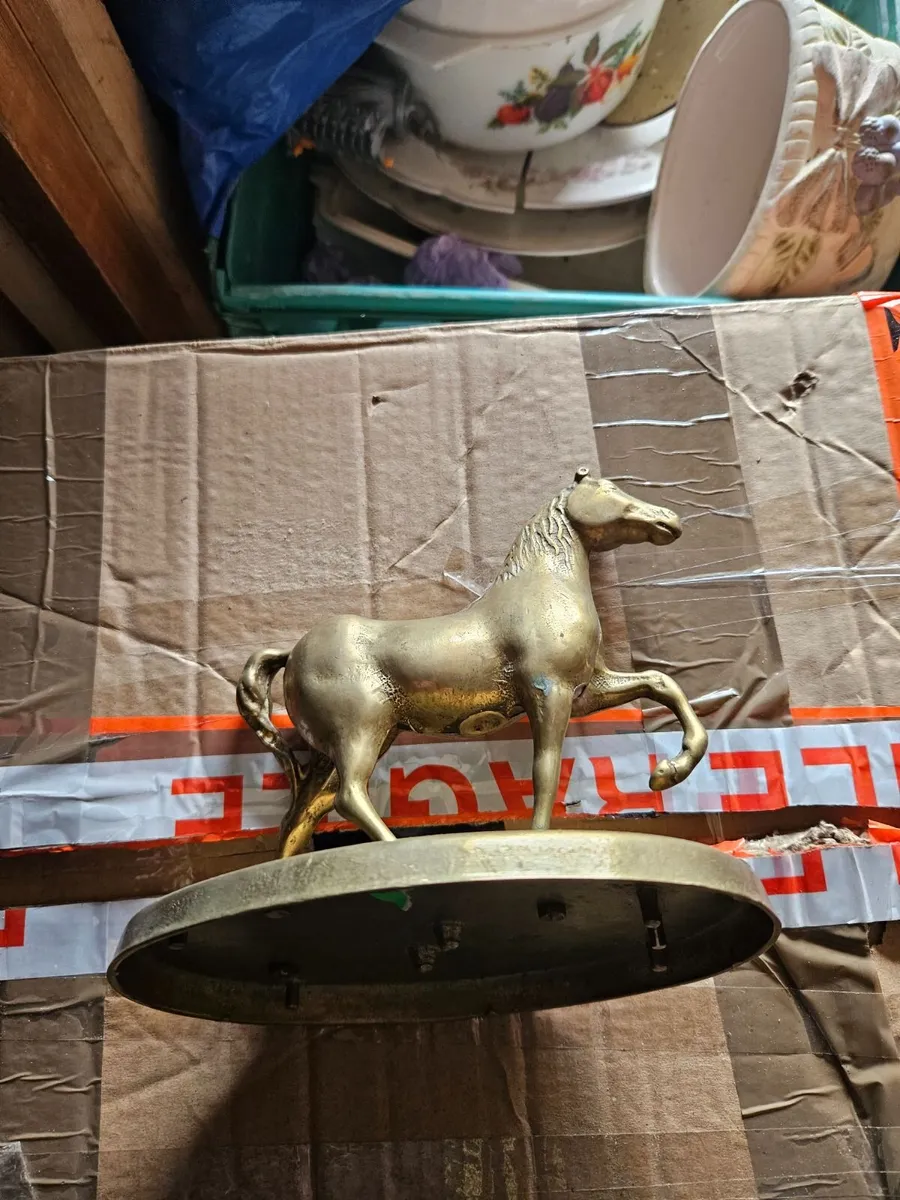 Vintage Brass Horse - Image 3