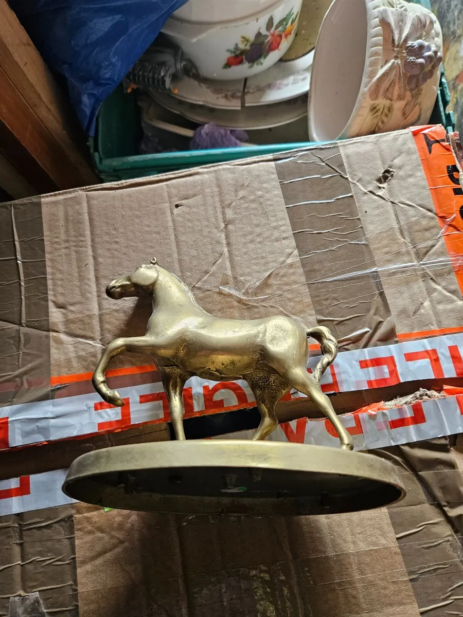 Vintage Brass Horse - Image 2