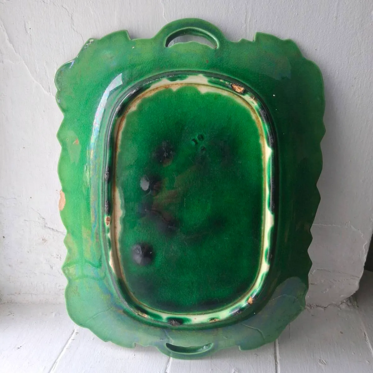 Late Victorian Majolica Platter - Image 3