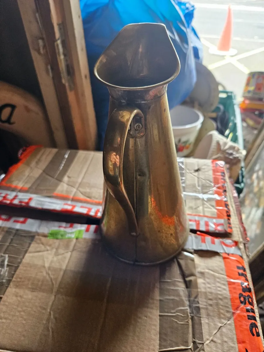 Vintage Brass Jug - Image 4