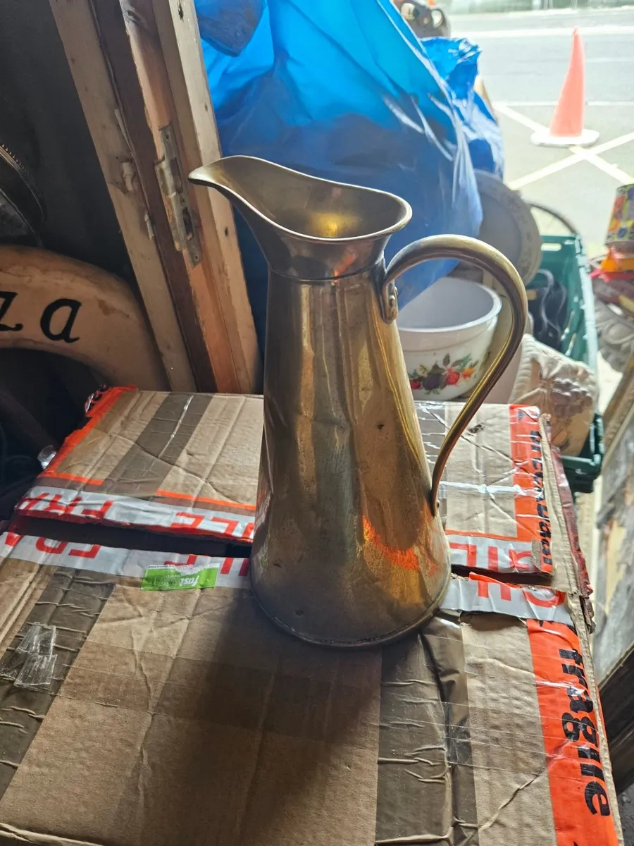 Vintage Brass Jug - Image 1