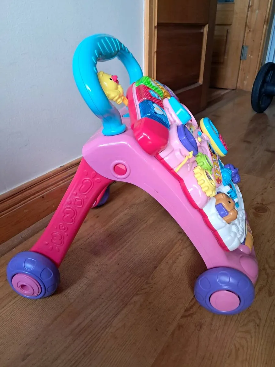 VTech Baby First Steps Baby Walker Pink - Image 3