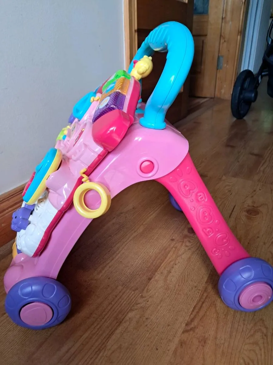 VTech Baby First Steps Baby Walker Pink - Image 4
