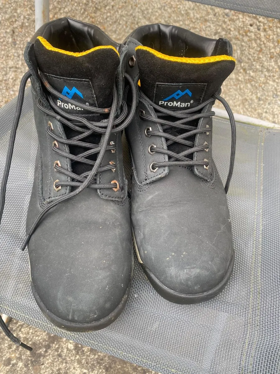 Steel toe work boots - Image 1