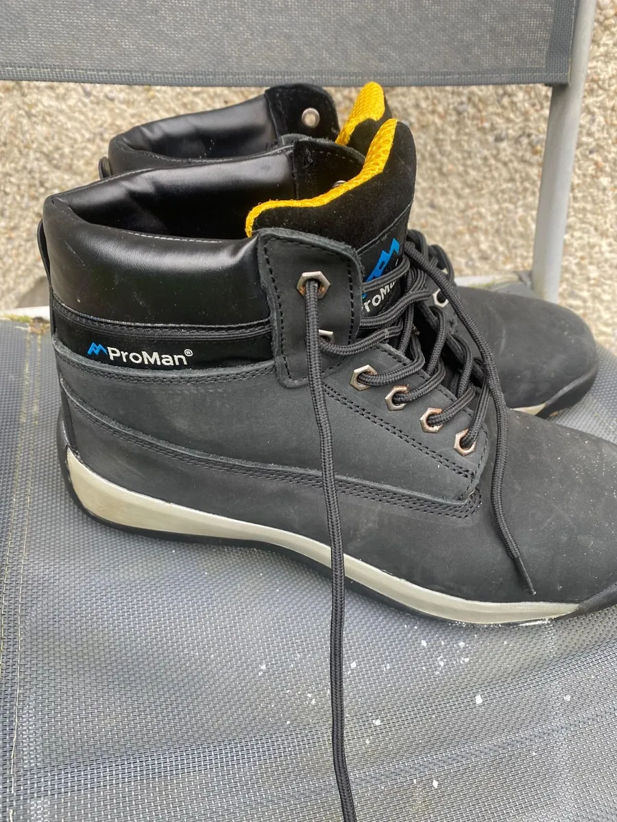 Steel toe work boots - Image 2