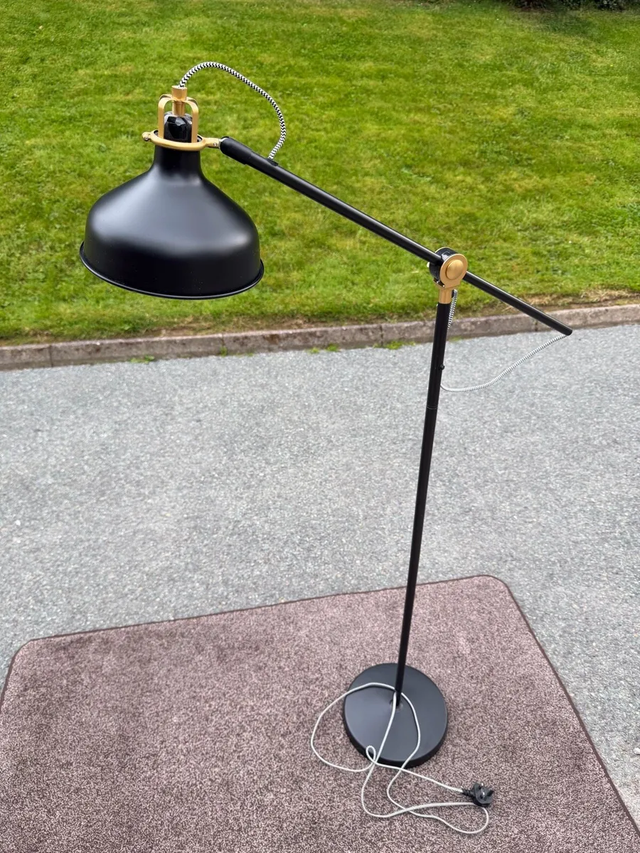 IKEA Tall Black Spotlamp - Image 1
