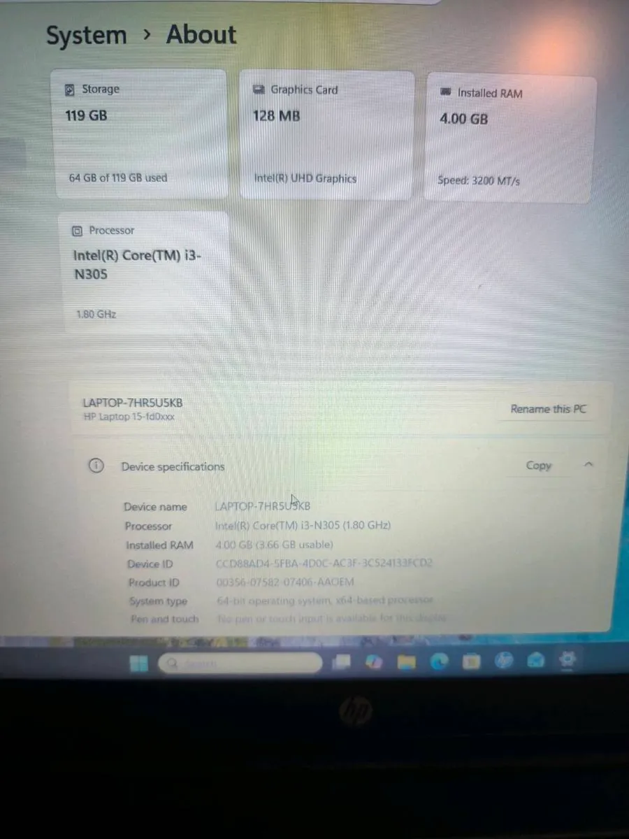 180 today only Hp laptop - Image 3