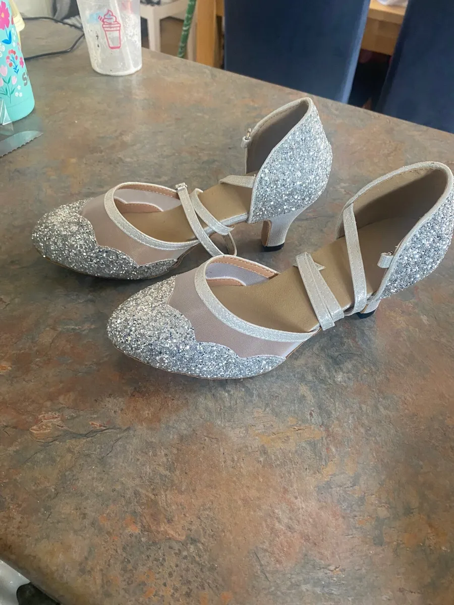 Sparkly Silver Shoes - Image 1
