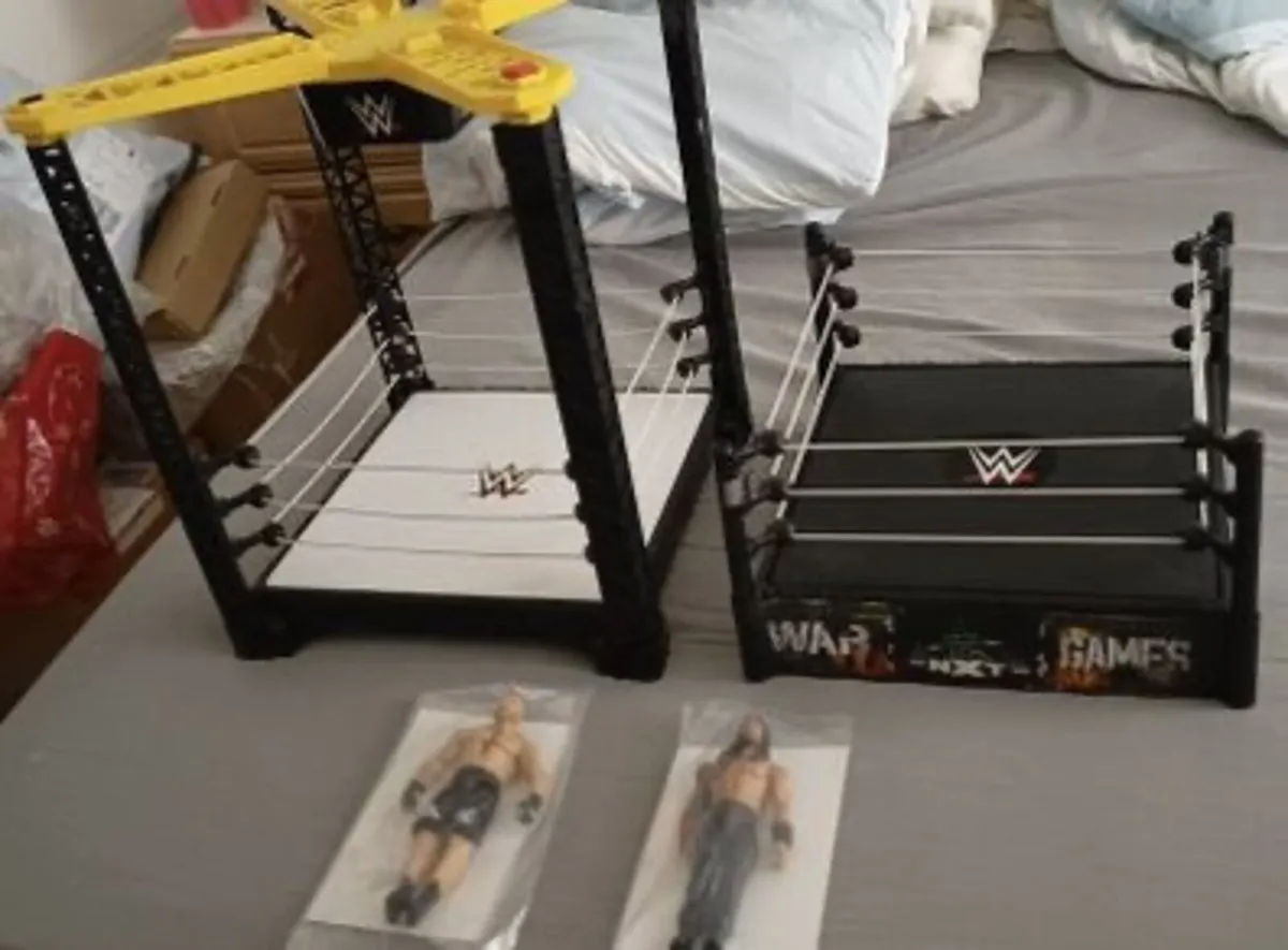 WWE Action Figure & Ring