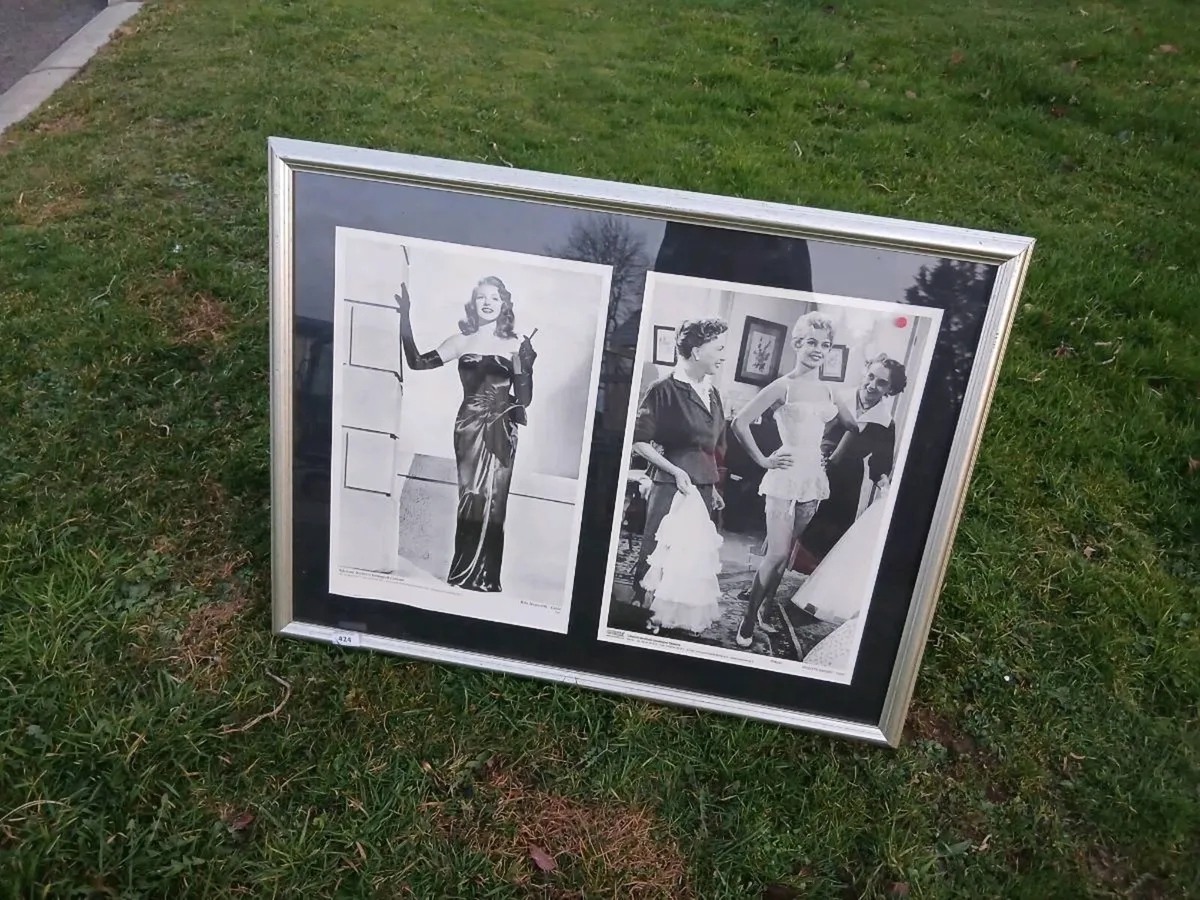 Framed B & W Hollywood Still - Image 1