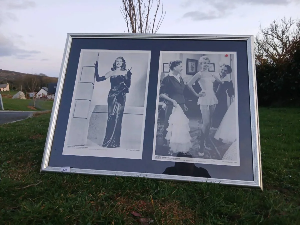 Framed B & W Hollywood Still - Image 3