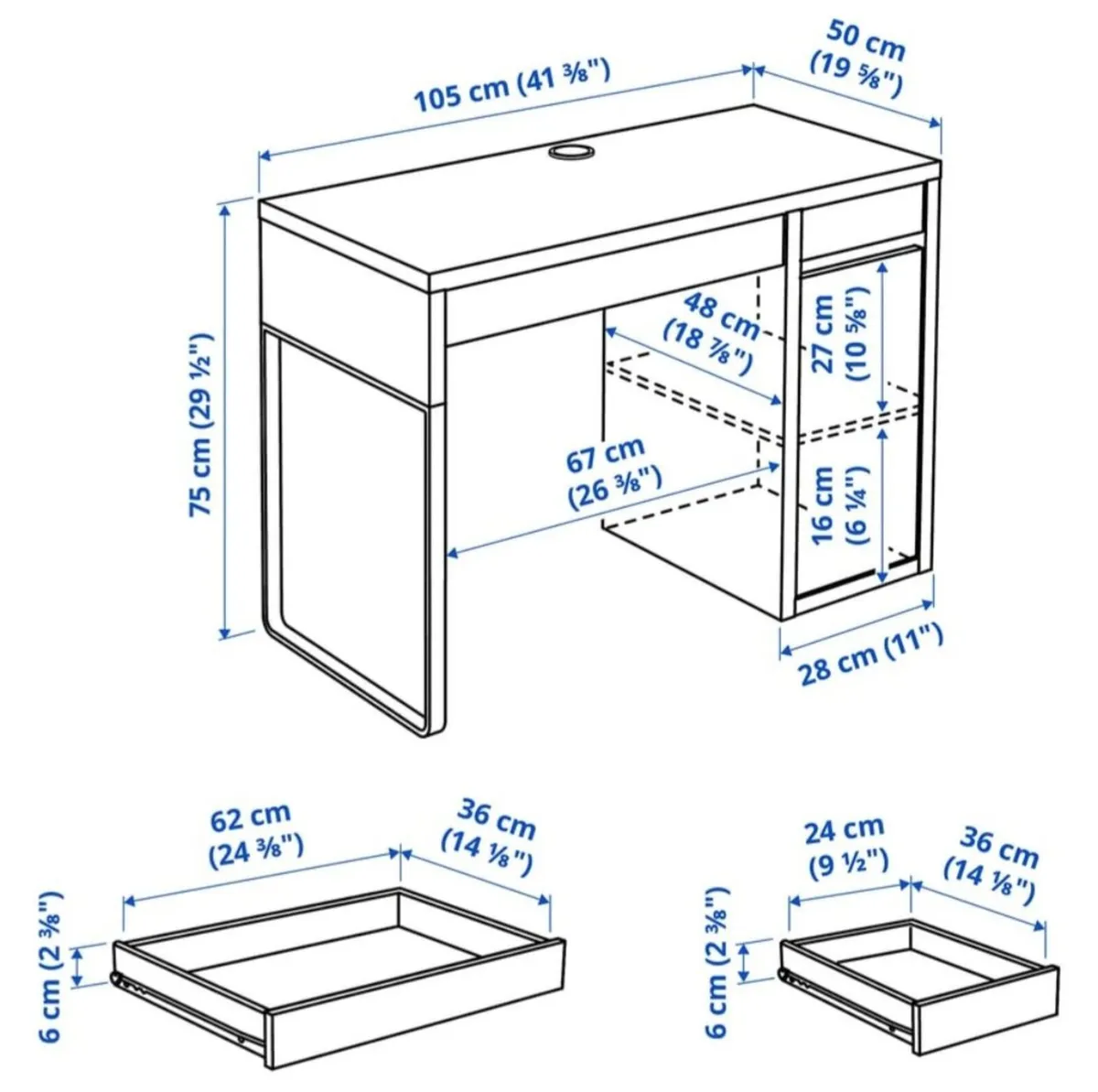 Study Desk & Chair - Image 2