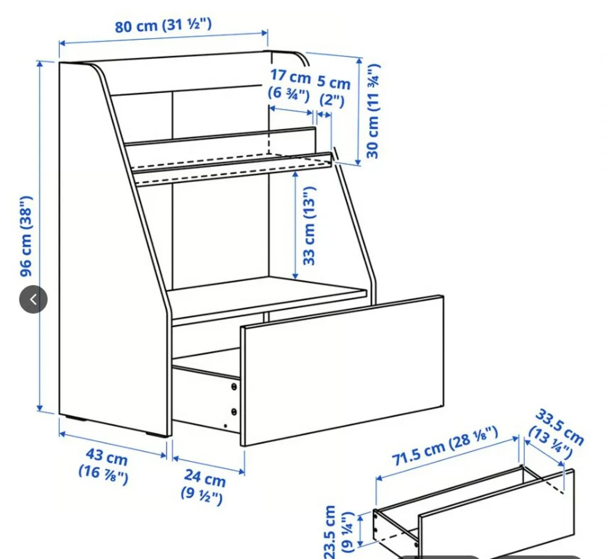 IKEA BERGIG Bookcase - Image 4