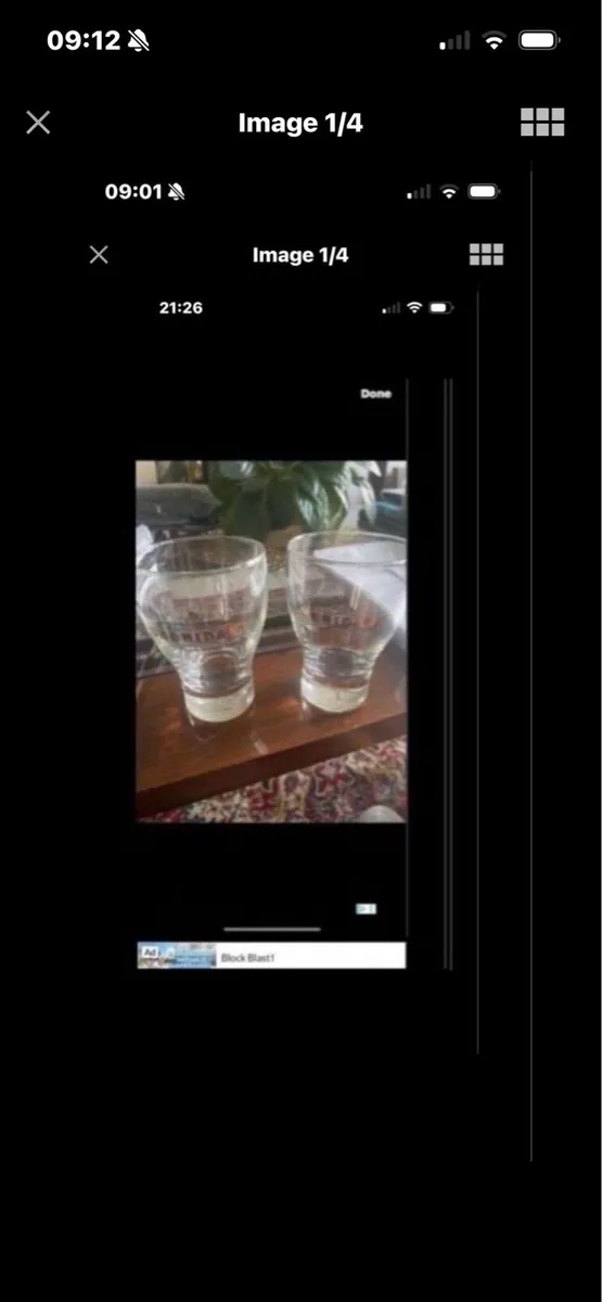Sheridan liquor Glasses - Image 1