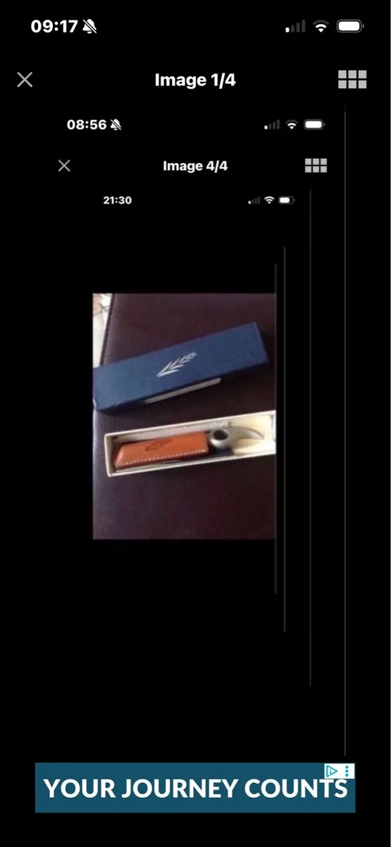 NEW- Corkscrew & Bottle Opener in leather case - Image 1