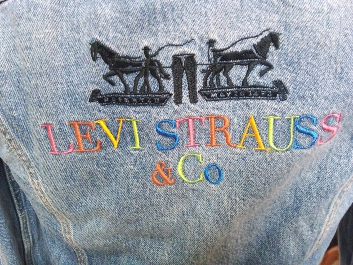 Embroidered Levis jacket - Image 2