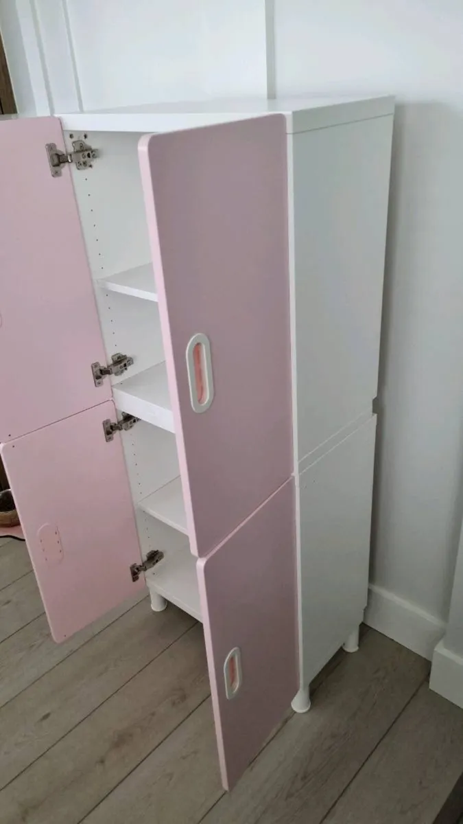 2 Ikea Stuva Units with Pink Fritids Door - Image 4