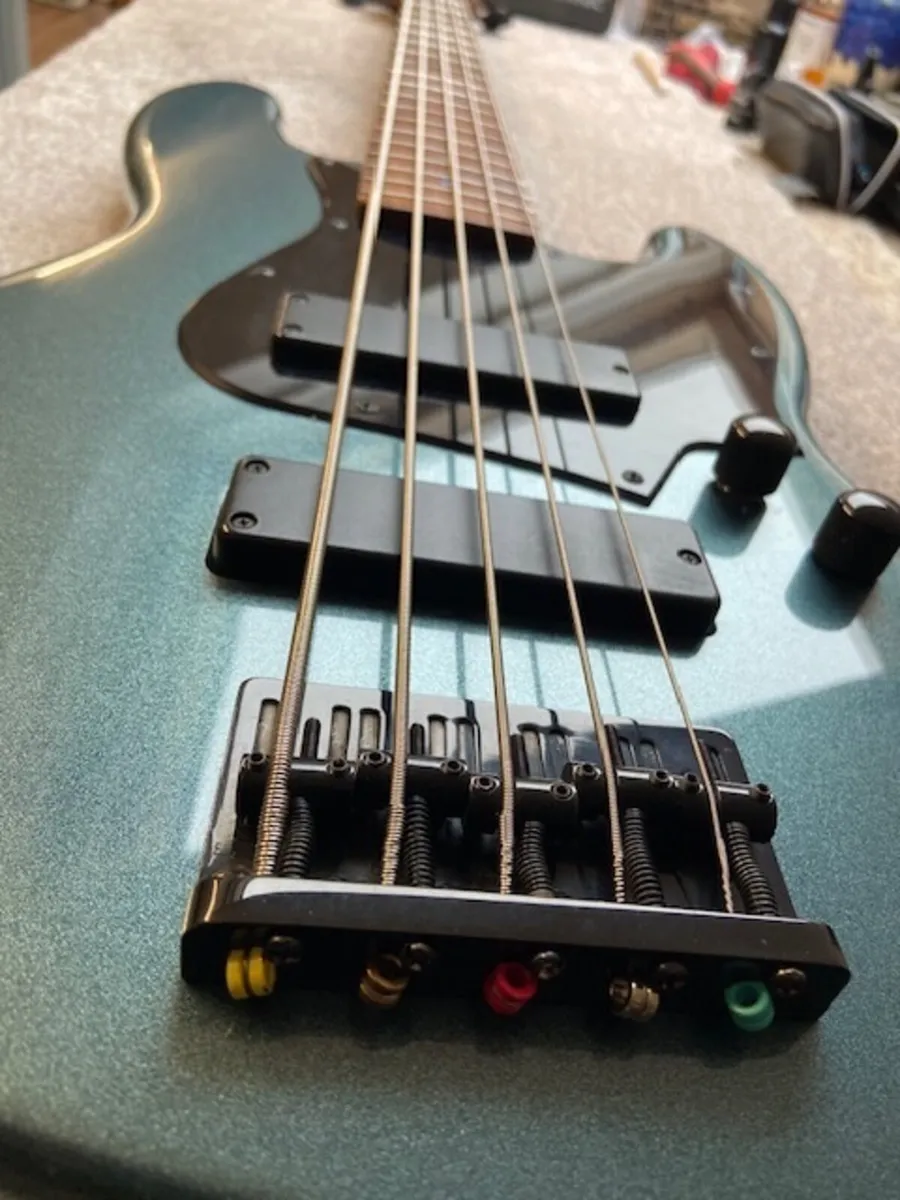 Fender Squire V Contemporary Jazz Bass Guitar - Image 1