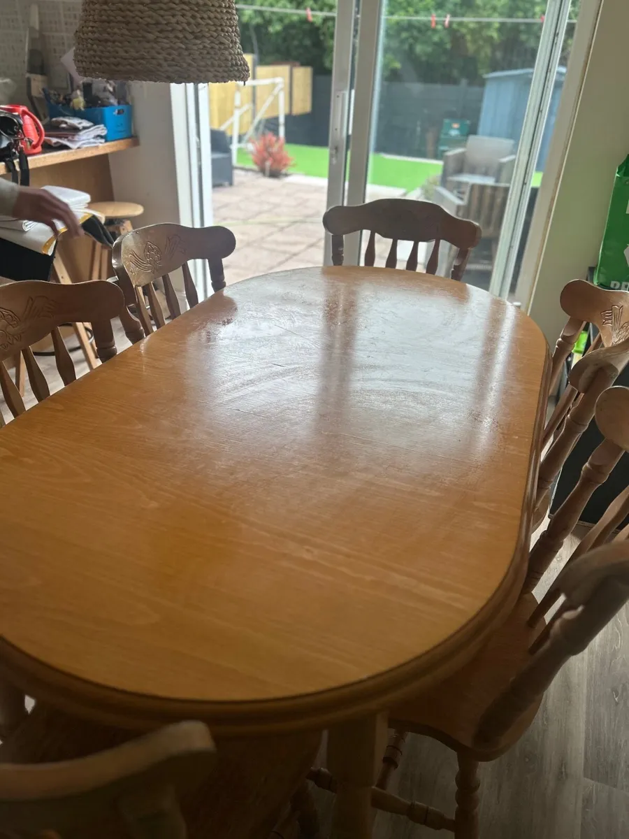 FREE Dining Table & 6 chairs - Image 1