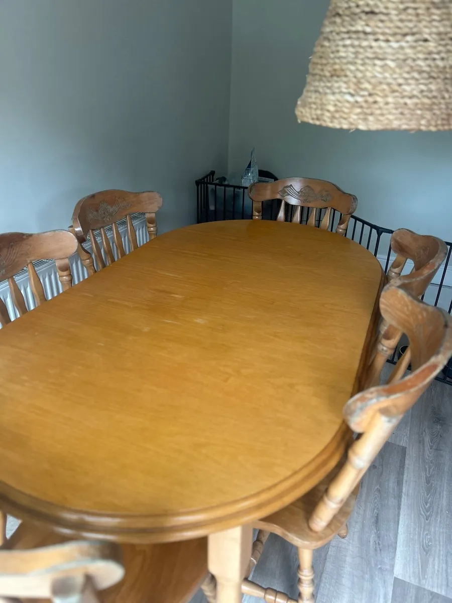FREE Dining Table & 6 chairs - Image 2