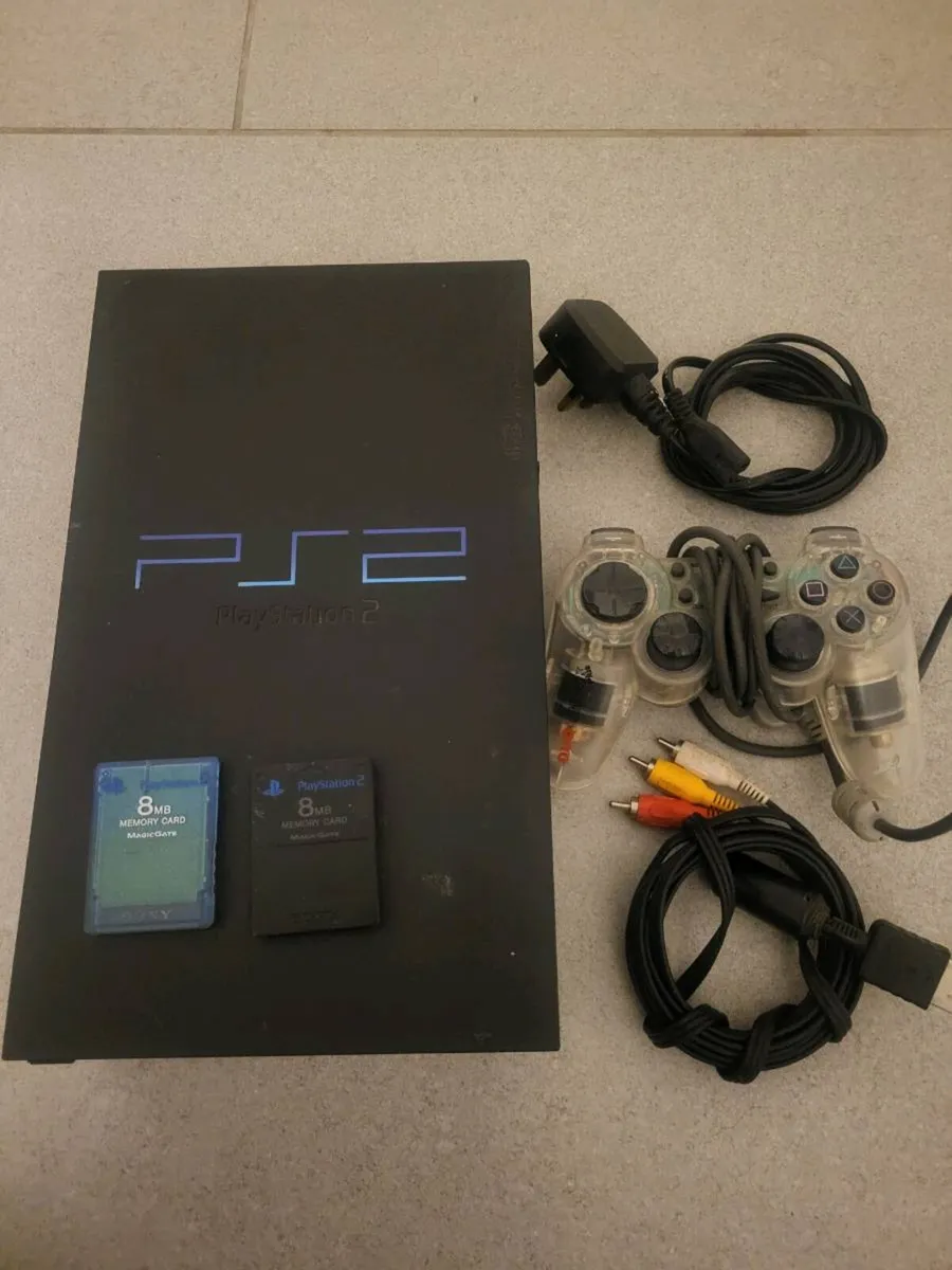 Playstation 2 Console & Games - Image 1
