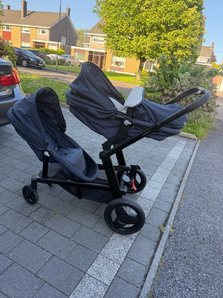Mothercare twin pushchair - Image 1