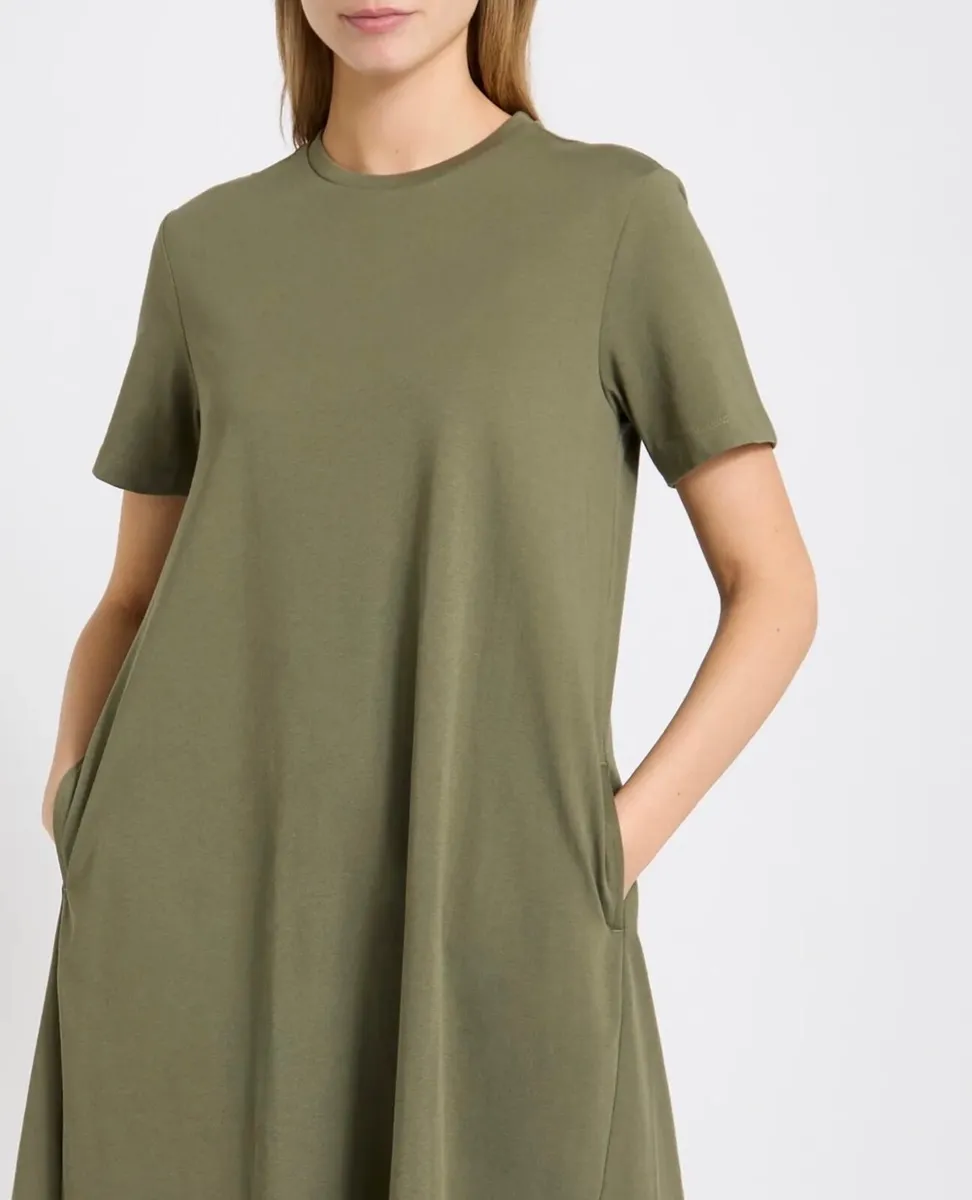 New Khaki T-shirt oversized dress size - Image 2