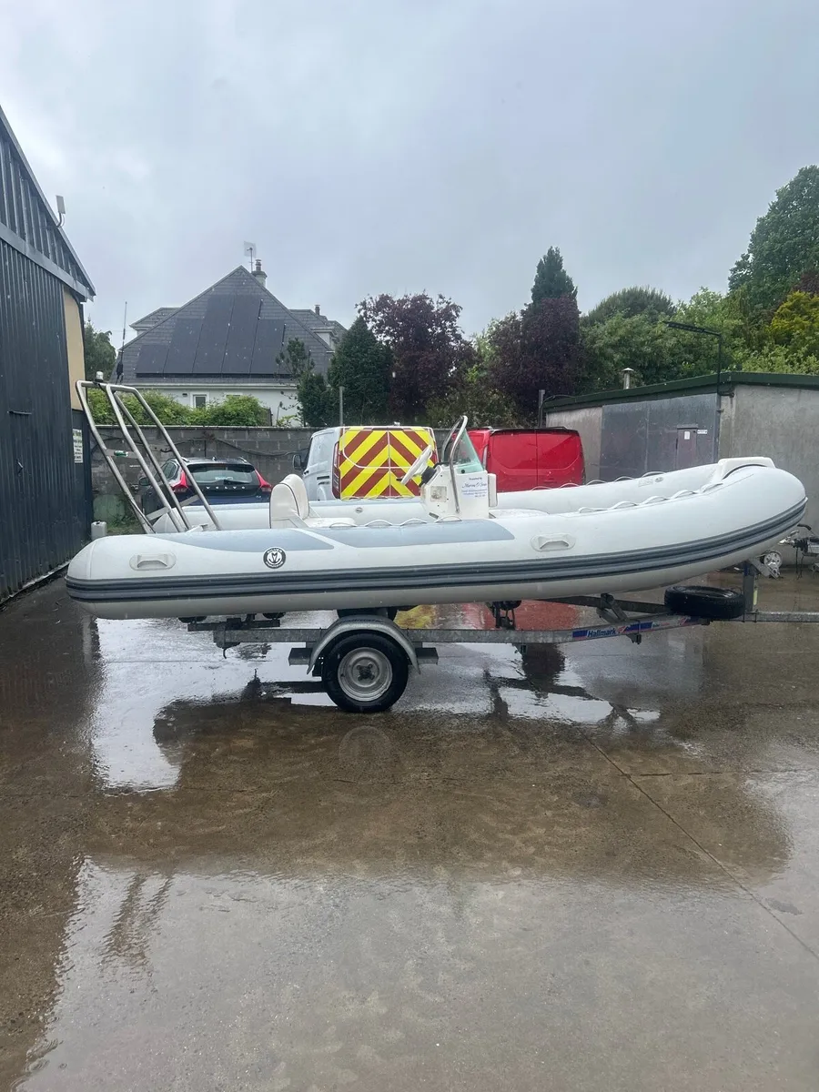 4.8m silver marine rib - Image 1