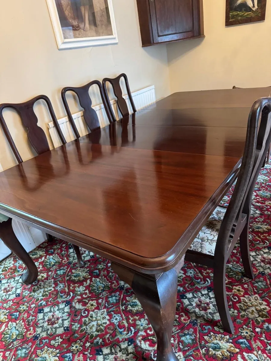Mahogany dining table
