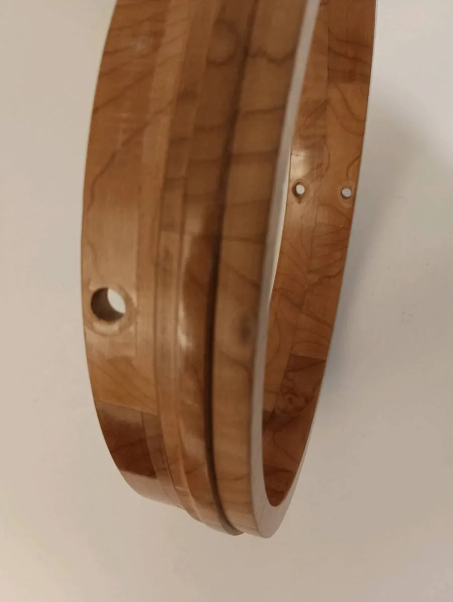 Block Maple Banjo Rim - Image 3