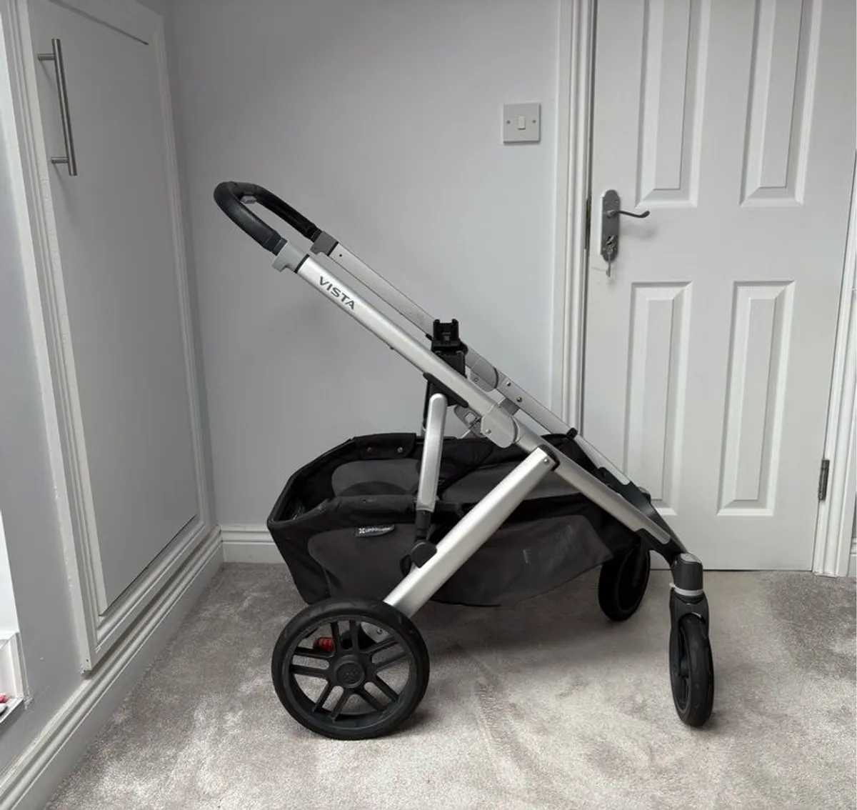 UPPAbaby Vista V2 Pushchair & Carrycot Bundle | Sierra plus mamas and papas footmuff - Image 3