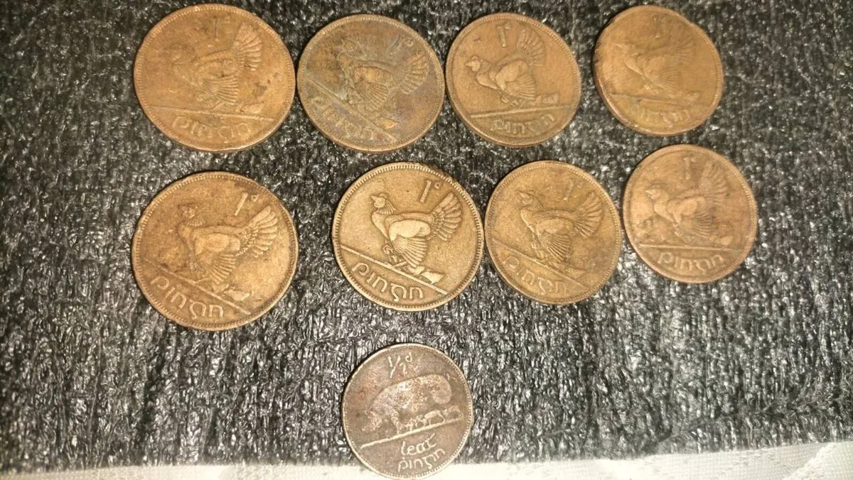 9 IRISH 1D PENNY'S FOR SALE - Image 2