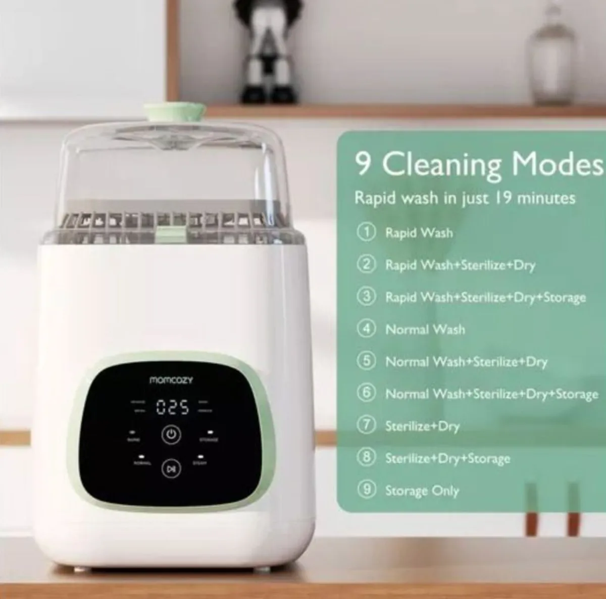 Momcozy Bottle Washer / Steriliser / Dryer - Image 2