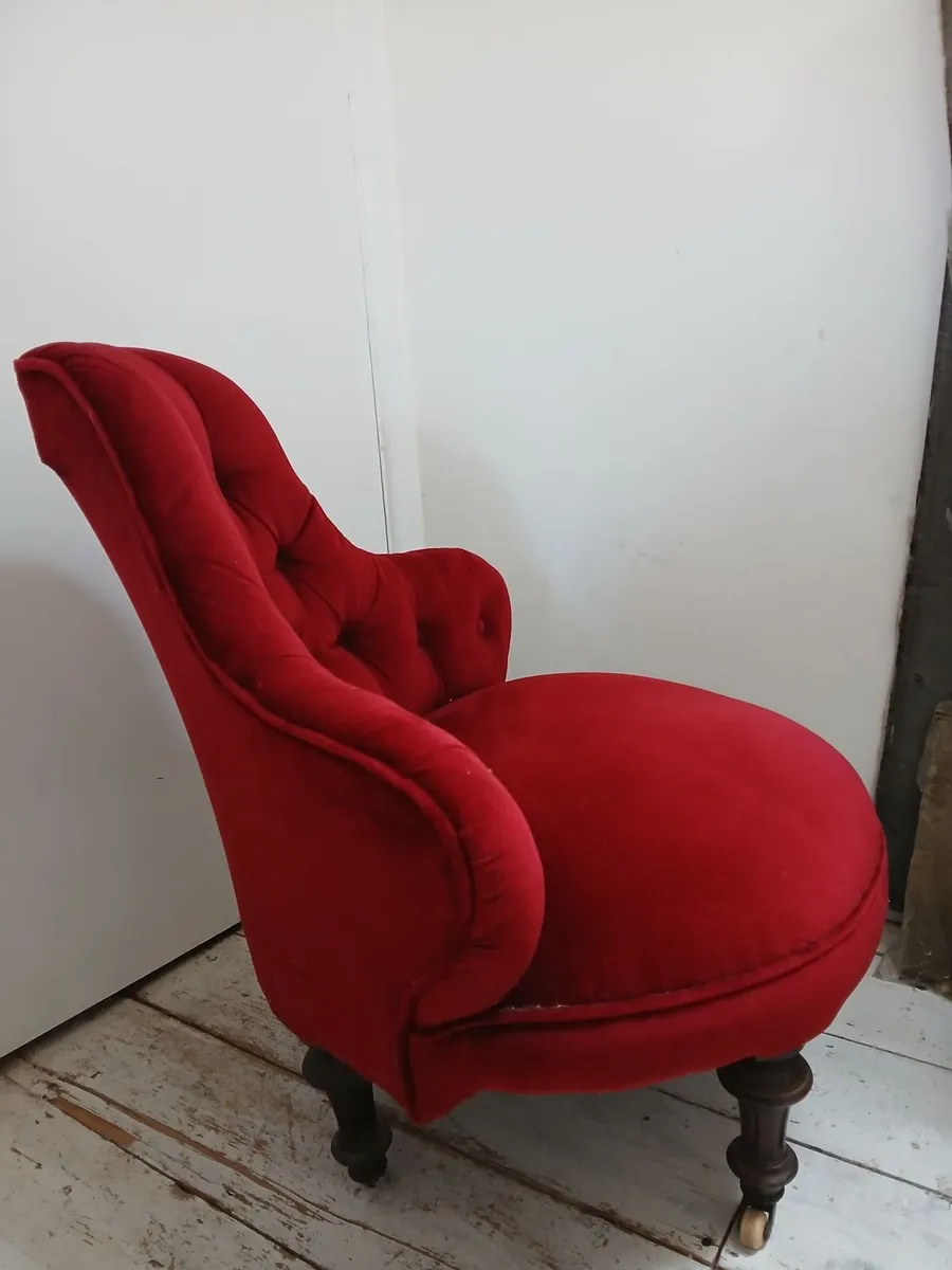 Victorian nursing chair - Image 2