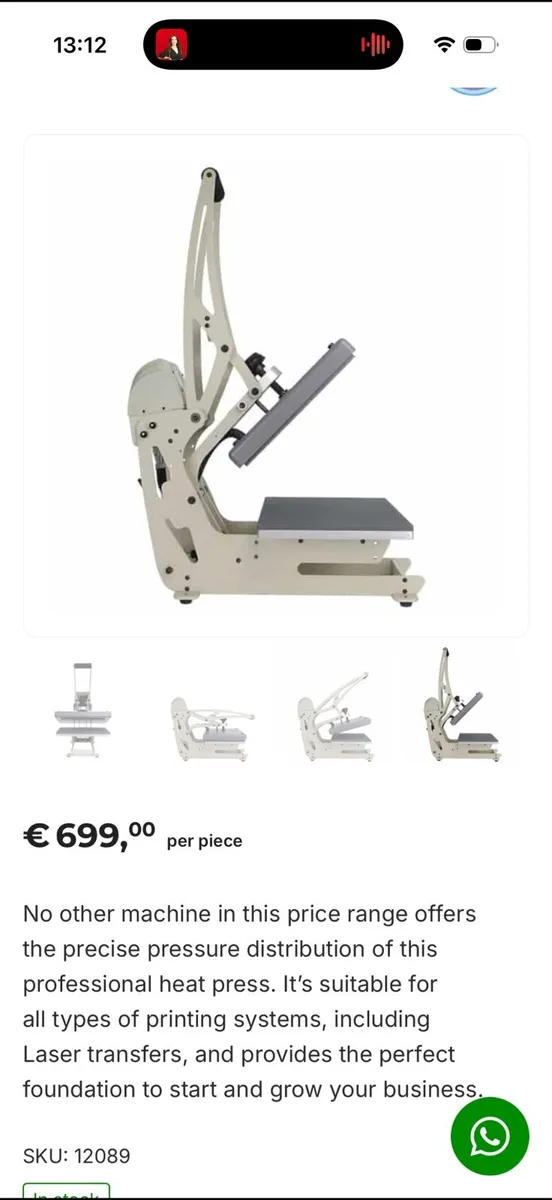 Hot Press Machine - Image 1