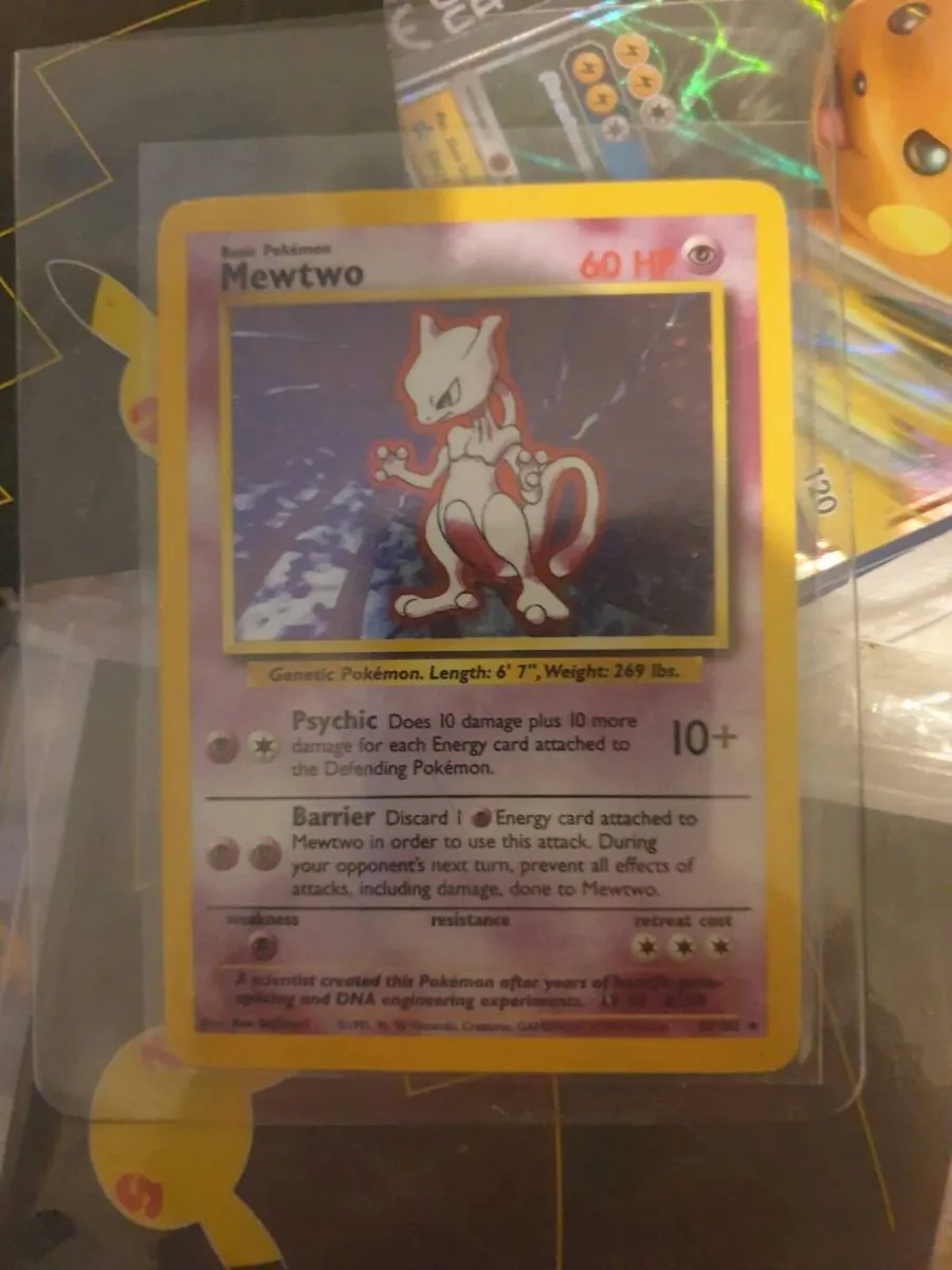 POKEMON CARD1999  MEWTWO  OPEN TO  OFFERS - Image 2