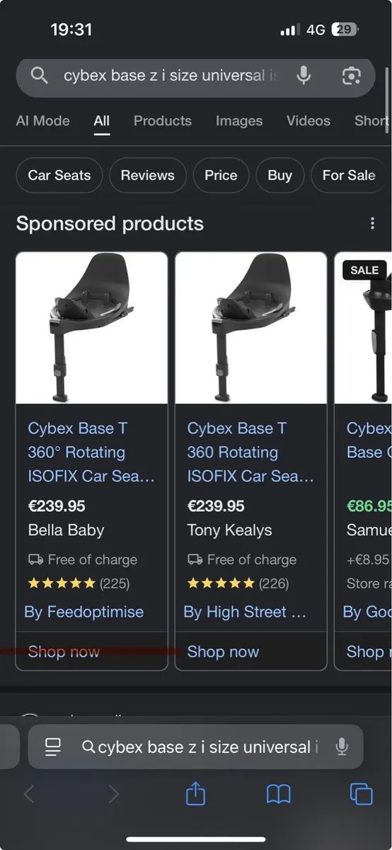 ** 👶🏻 Cybex Base Z ISO fix Car seat rotating ** - Image 3